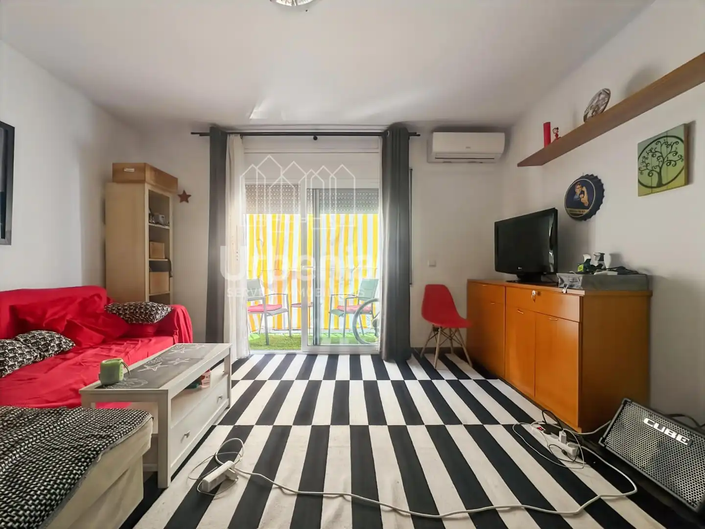 Living room of Flat for sale in Blanes  with Air Conditioner and Terrace