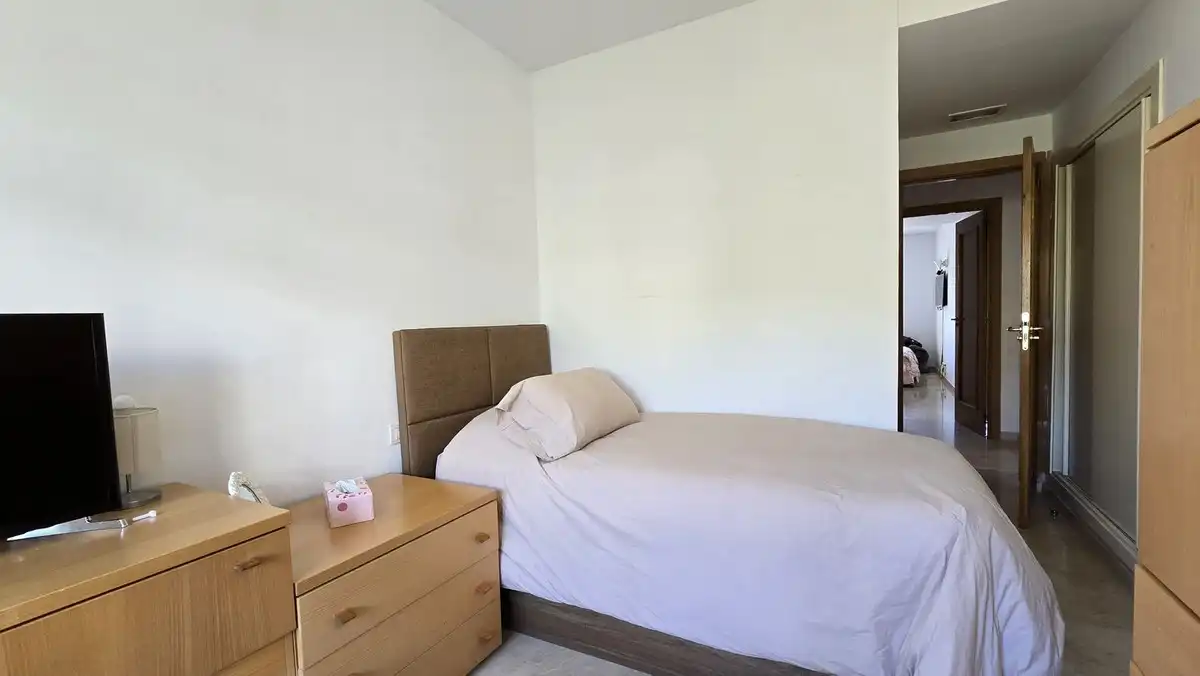 Bedroom of Apartments for rent in Marbella  with Air Conditioner, Terrace and Community pool