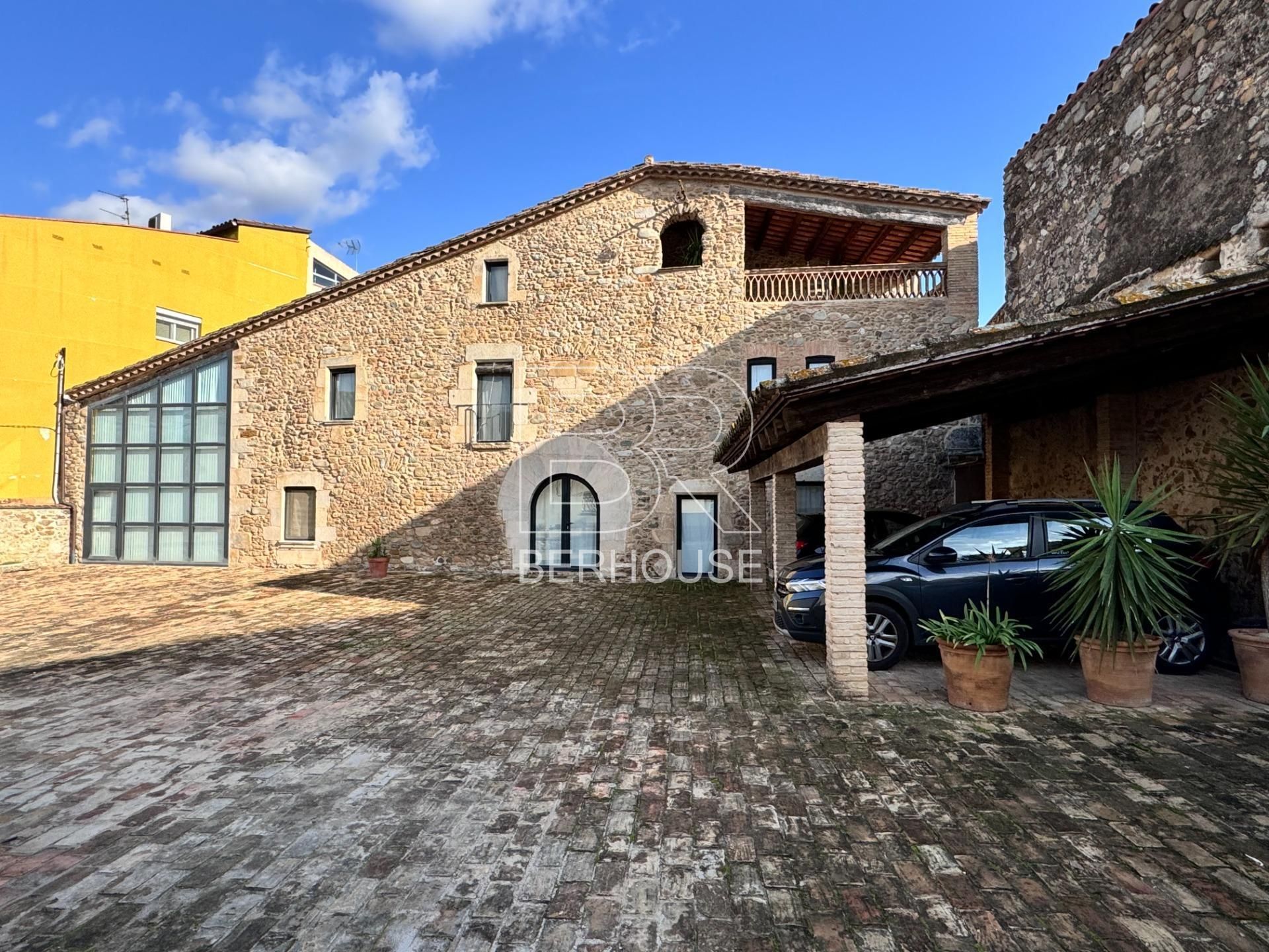 Exterior view of Country house for sale in Bordils  with Air Conditioner, Heating and Private garden