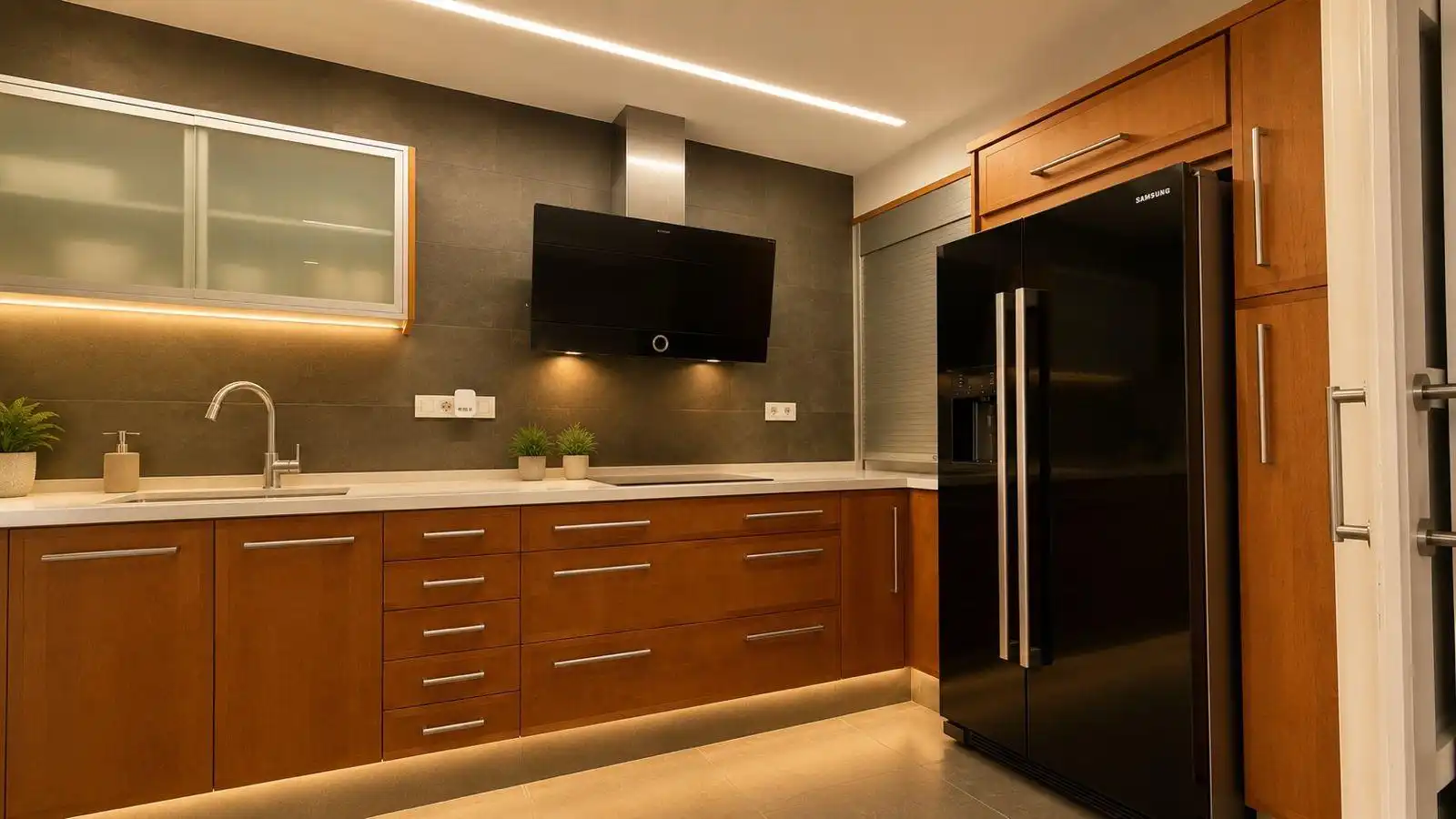 Kitchen of Attic for rent in Elche / Elx  with Air Conditioner, Heating and Terrace