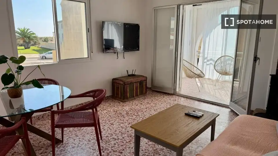 Living room of Flat for rent in Oliva Playa