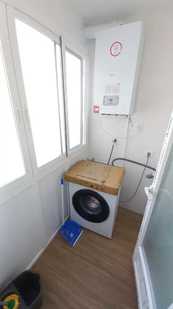 Balcony of Flat for rent in Albacete  with Heating, Oven and Washing machine