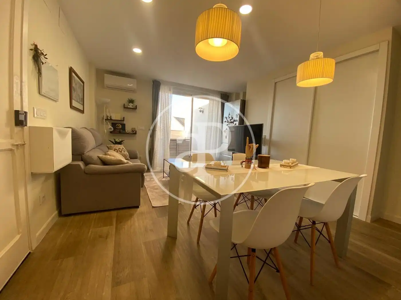 Wohnzimmer von Wohnung zur Miete in Paiporta mit Klimaanlage, Heizung und Terrasse