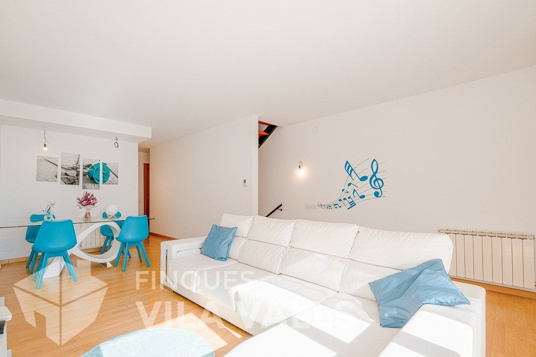 Sala de estar de Casa o chalet en venta en Castellterçol con Calefacción, Parquet y Terraza