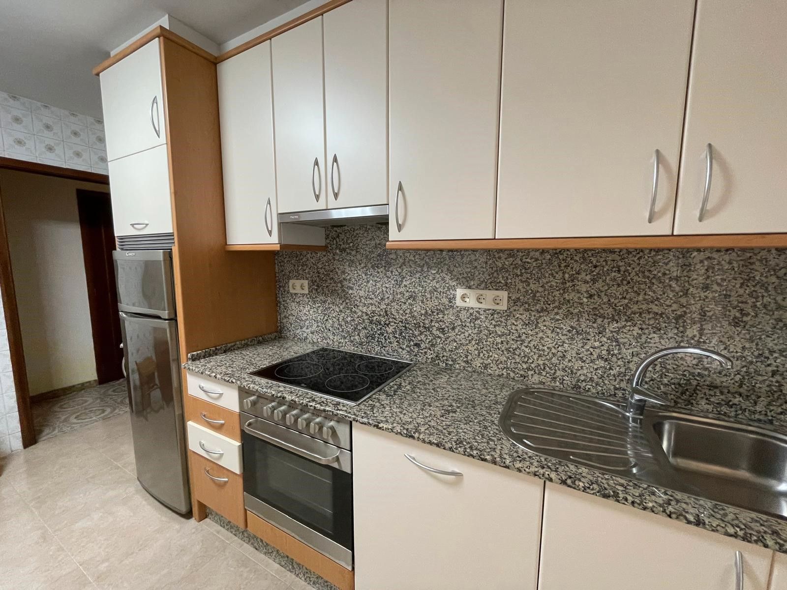 Kitchen of Flat for sale in Narón  with Parquet flooring, Terrace and Furnished