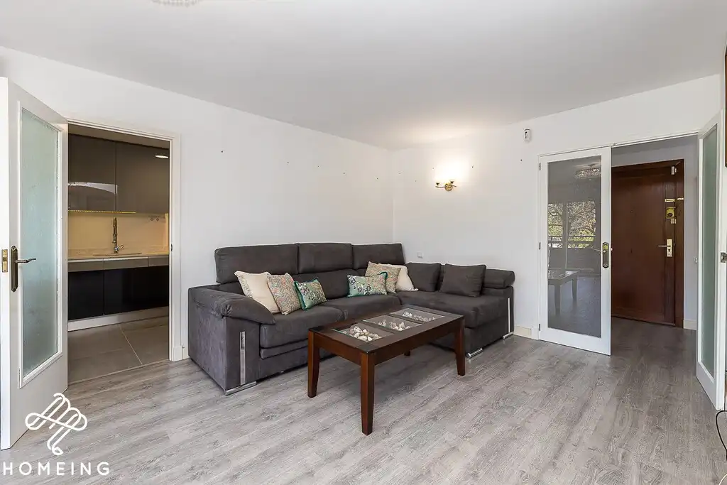 Sala d'estar de Pis en venda en  Palma de Mallorca amb Aire condicionat, Parquet i Terrassa
