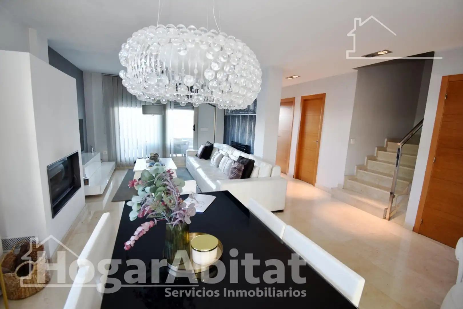 Living room of Detached homes for sale in Burriana / Borriana  with Air Conditioner, Heating and Private garden