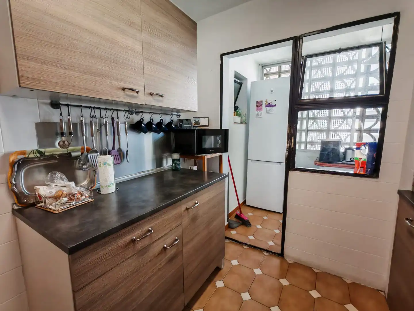 Küche von Wohnung zum Verkauf in Móstoles mit Heizung, Parkett und Terrasse