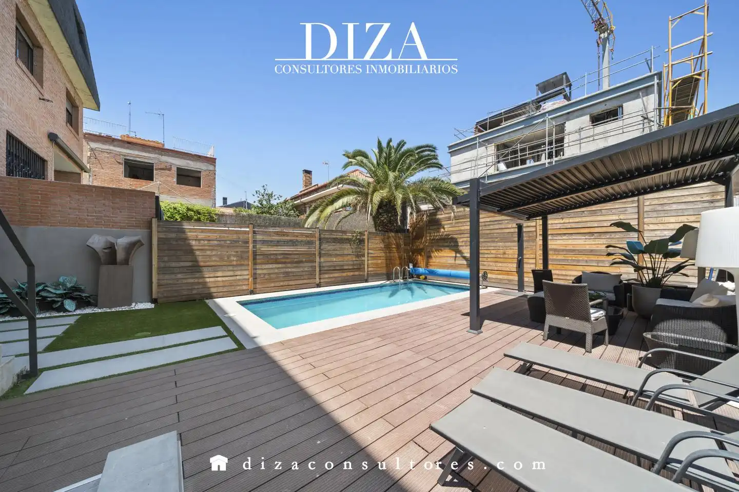 Exterior view of Houses for sale in Madrid  with Air Conditioner, Heating and Terrace