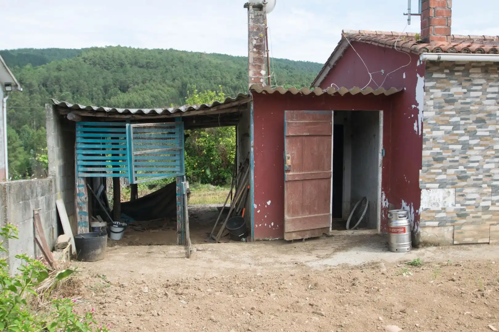 Vista exterior de Finca rústica en venta en Abegondo con Jardín privado y Trastero