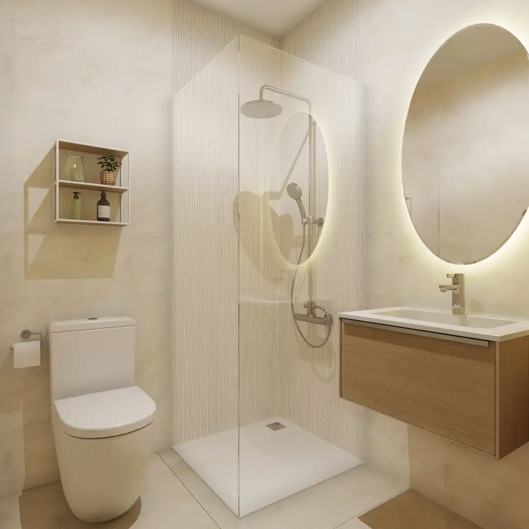 Bathroom of Flat for sale in Les Borges Blanques  with Air Conditioner, Terrace and Balcony