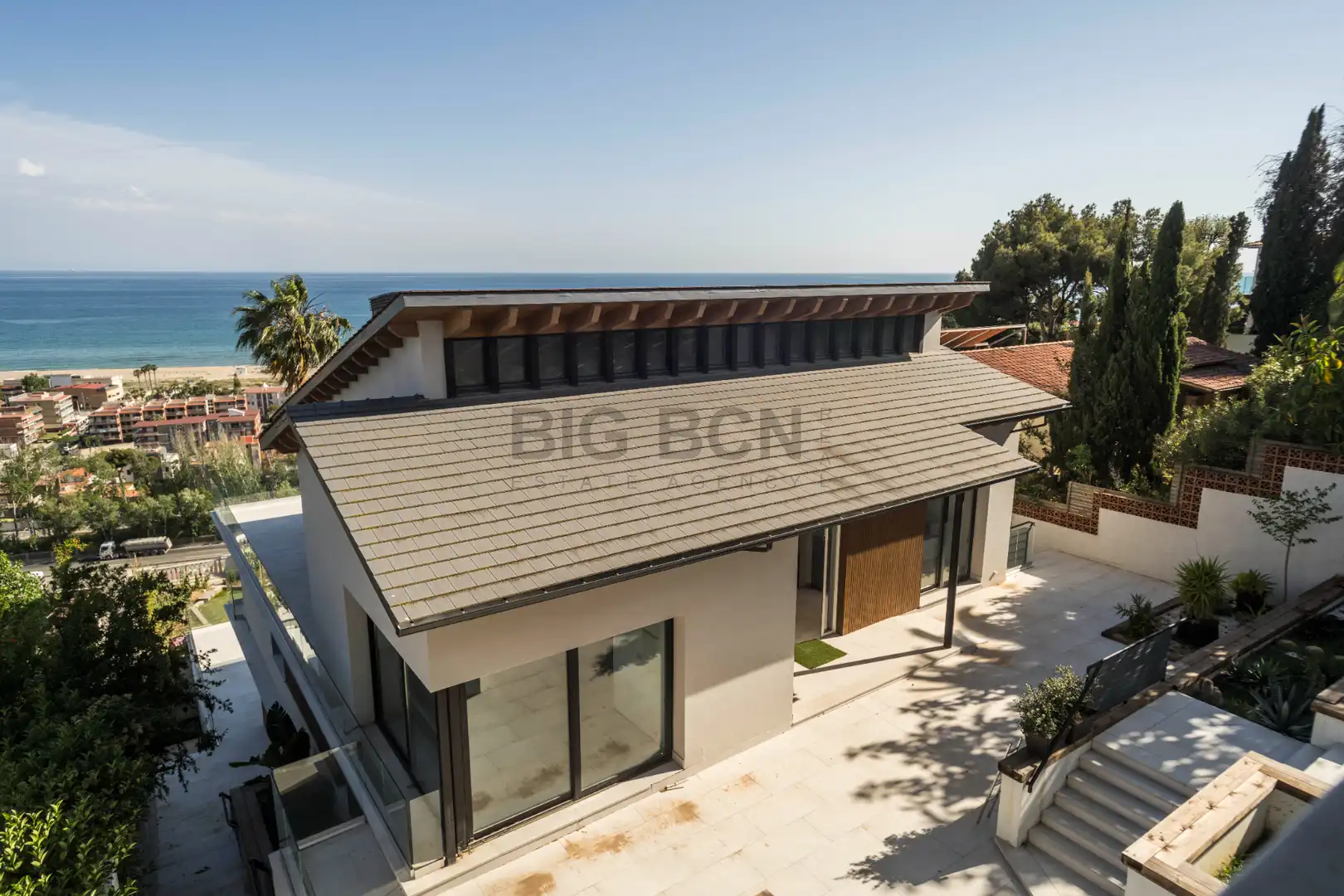 Exterior view of Houses for rent in Castelldefels  with Air Conditioner, Heating and Private garden
