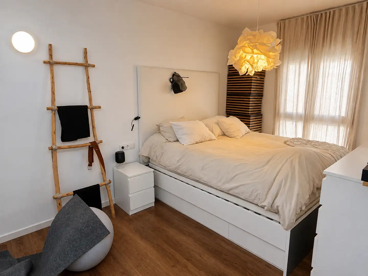 Schlafzimmer von Maisonette zum Verkauf in El Papiol mit Klimaanlage, Heizung und Parkett