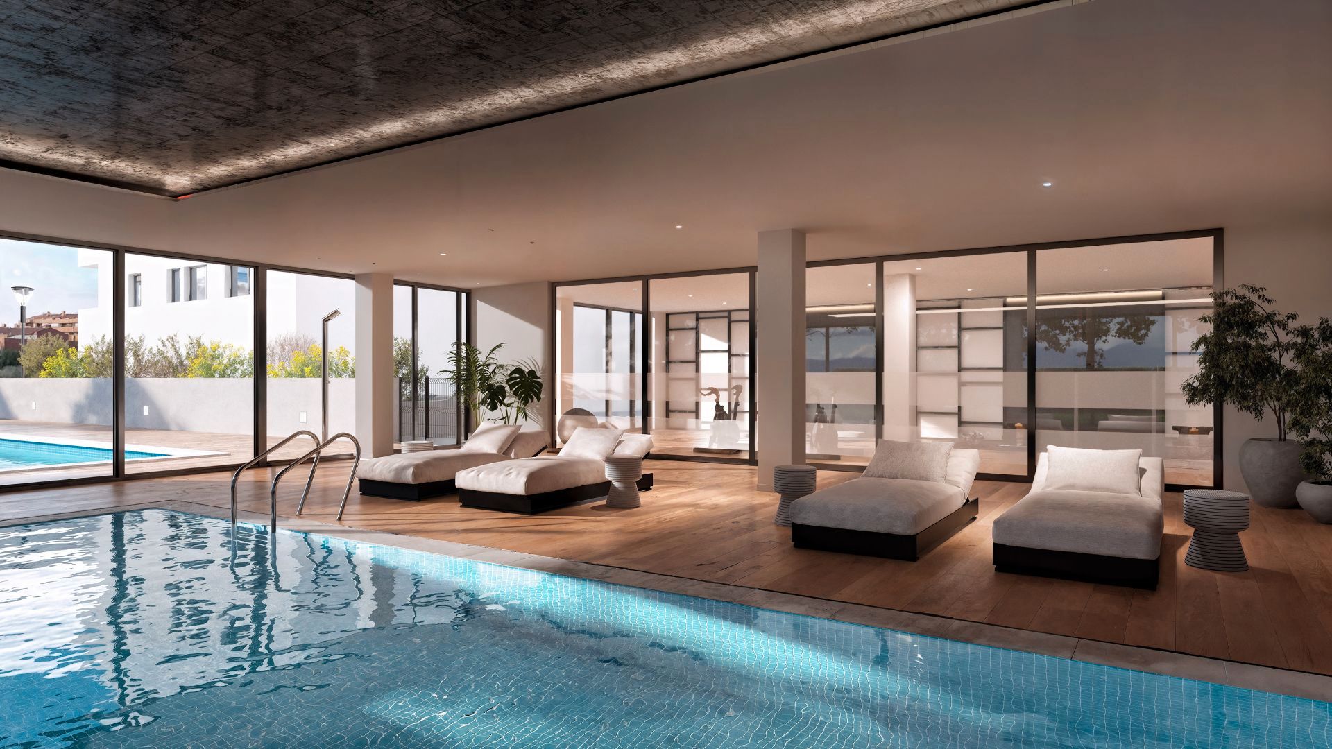 Piscina de Dúplex en venta en  Zaragoza Capital con Jardín privado, Trastero y Piscina comunitaria