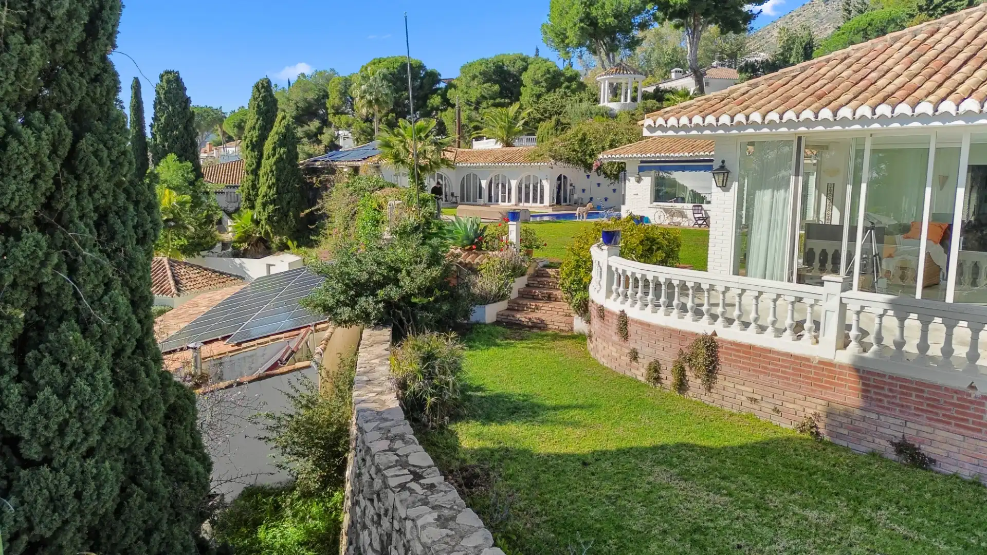 Jardín de Casa o chalet en venta en Benalmádena con Aire acondicionado, Jardín privado y Terraza