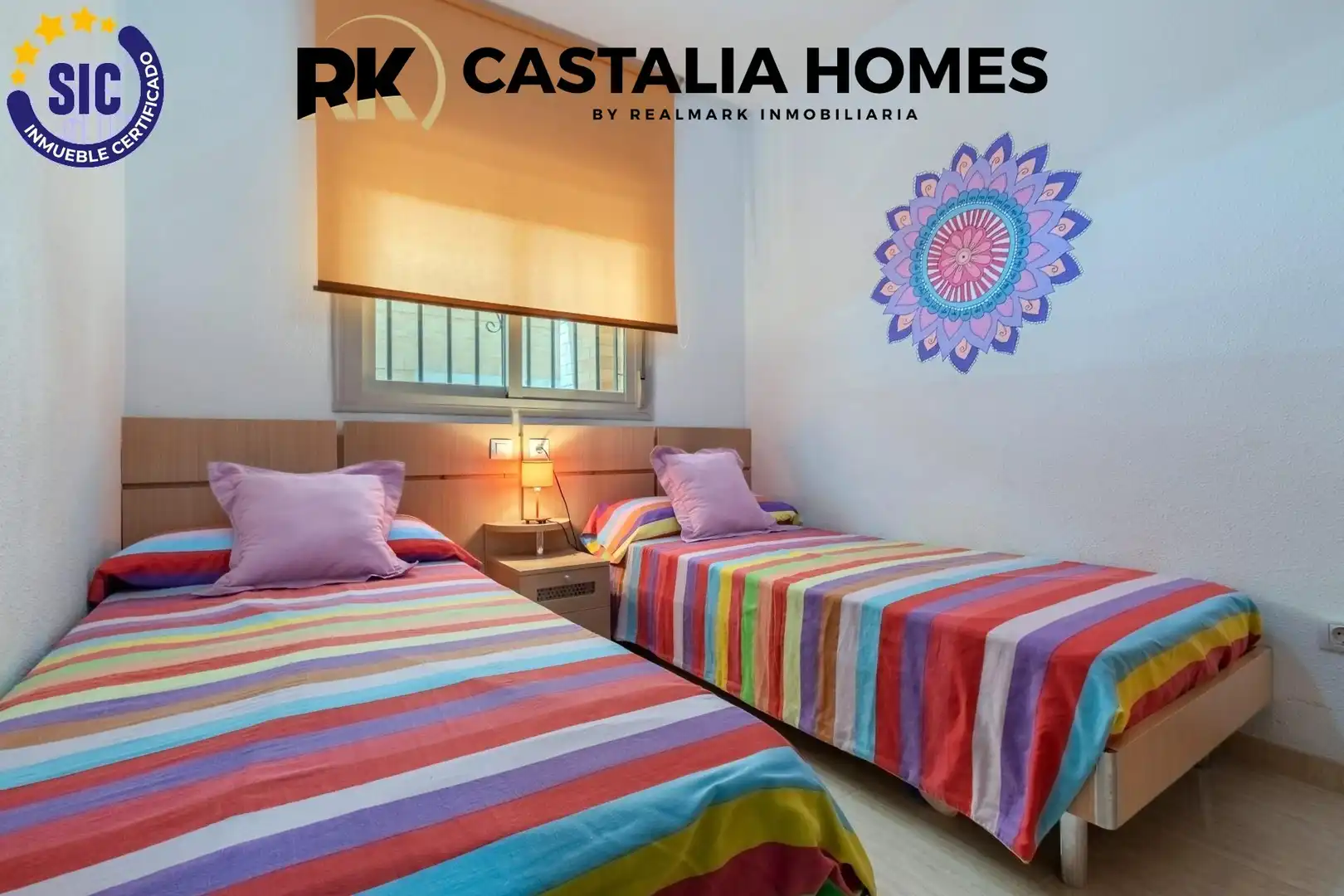 Dormitori de Apartament en venda en Oropesa del Mar / Orpesa amb Aire condicionat, Jardí privat i Terrassa