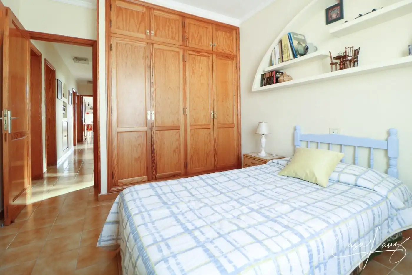Dormitori de Casa o xalet en venda en San Bartolomé amb Aire condicionat, Jardí privat i Terrassa
