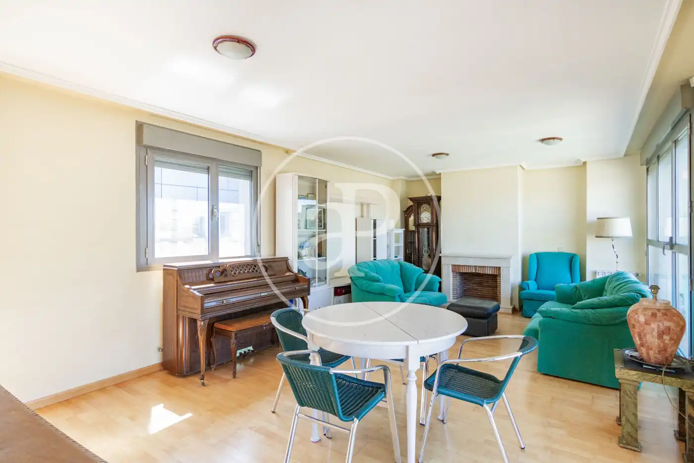 Living room of Attic for sale in Madrid  with Air Conditioner, Heating and Private garden