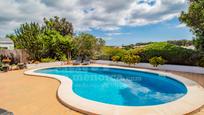 Swimming pool of House or chalet for sale in Sant Lluís  with Air Conditioner, Private garden and Swimming Pool