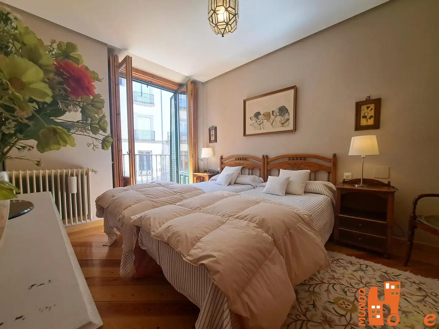 Schlafzimmer von Wohnung zum Verkauf in Real Sitio de San Ildefonso mit Heizung und Balkon