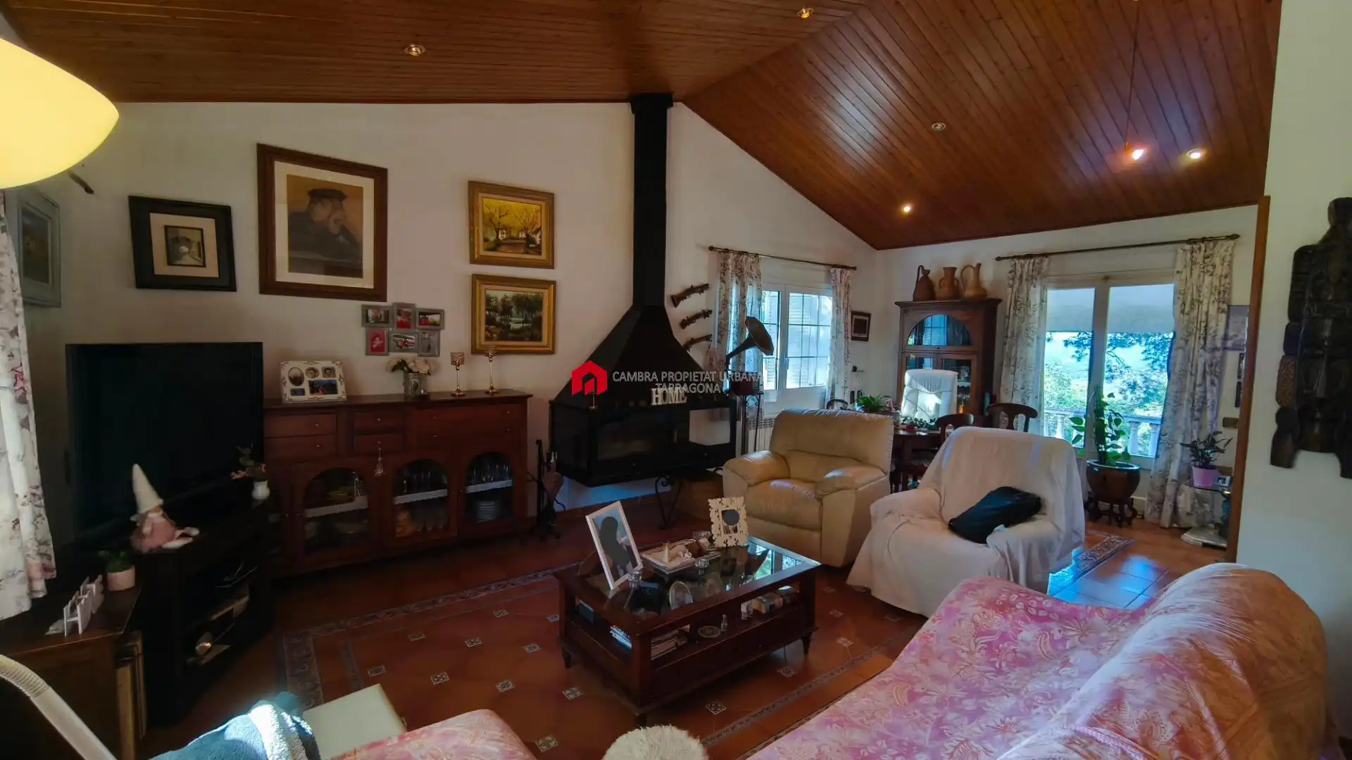 Sala d'estar de Casa o xalet en venda en Tortosa amb Calefacció, Jardí privat i Terrassa