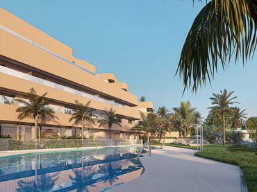 Apartament amb piscina en venda a Estepona Pueblo