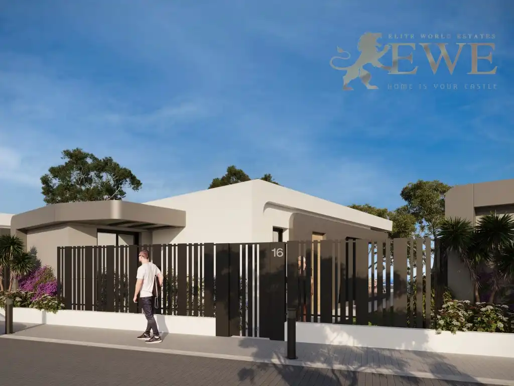 Exterior view of Houses for sale in El Campello  with Private garden, Swimming Pool and Balcony