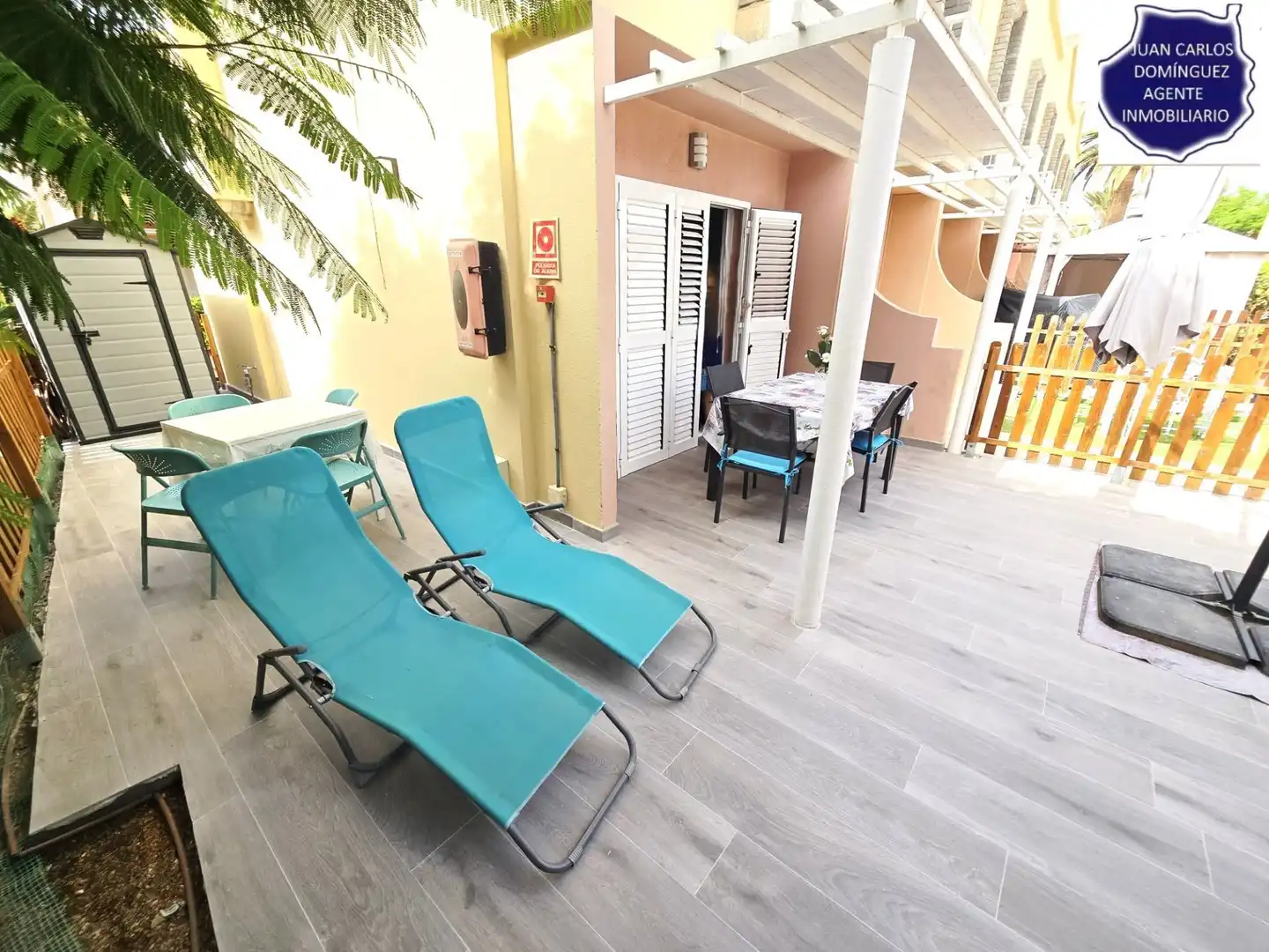 Terrace of Houses for rent in San Bartolomé de Tirajana  with Air Conditioner, Terrace and Furnished