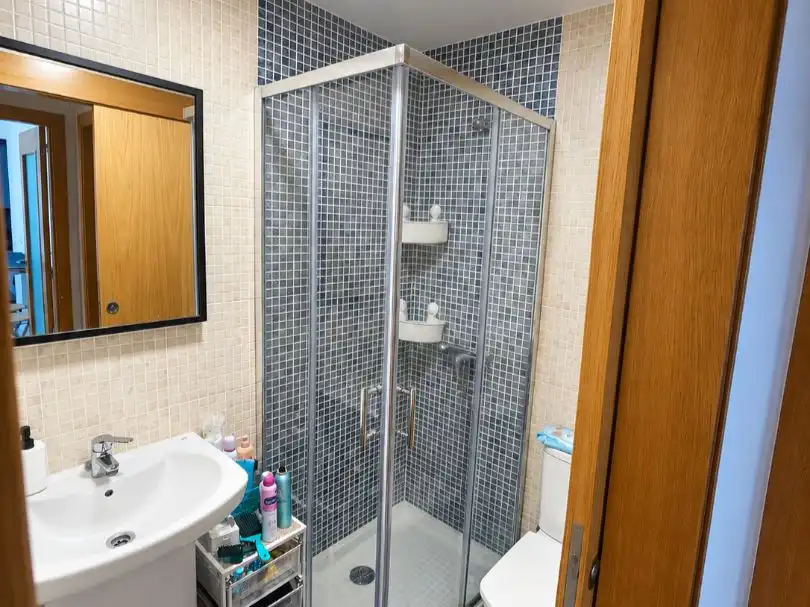 Baño de Piso de alquiler en Ares con Jardín privado, Parquet y Terraza