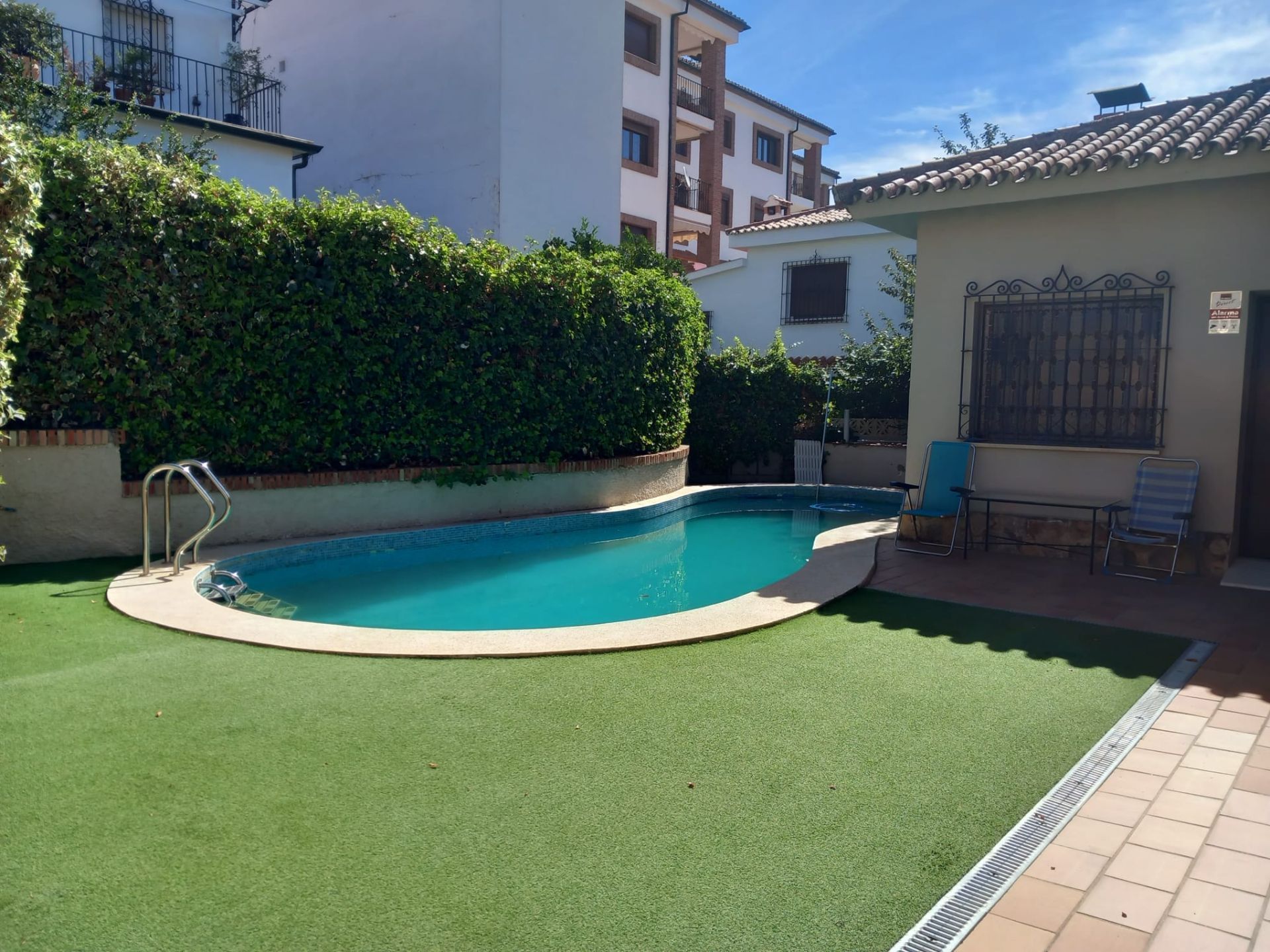 Swimming pool of House or chalet for sale in Ronda  with Air Conditioner, Heating and Storage room