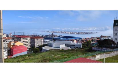 Exterior view of Flat for sale in A Coruña Capital   with Parquet flooring, Storage room and Furnished