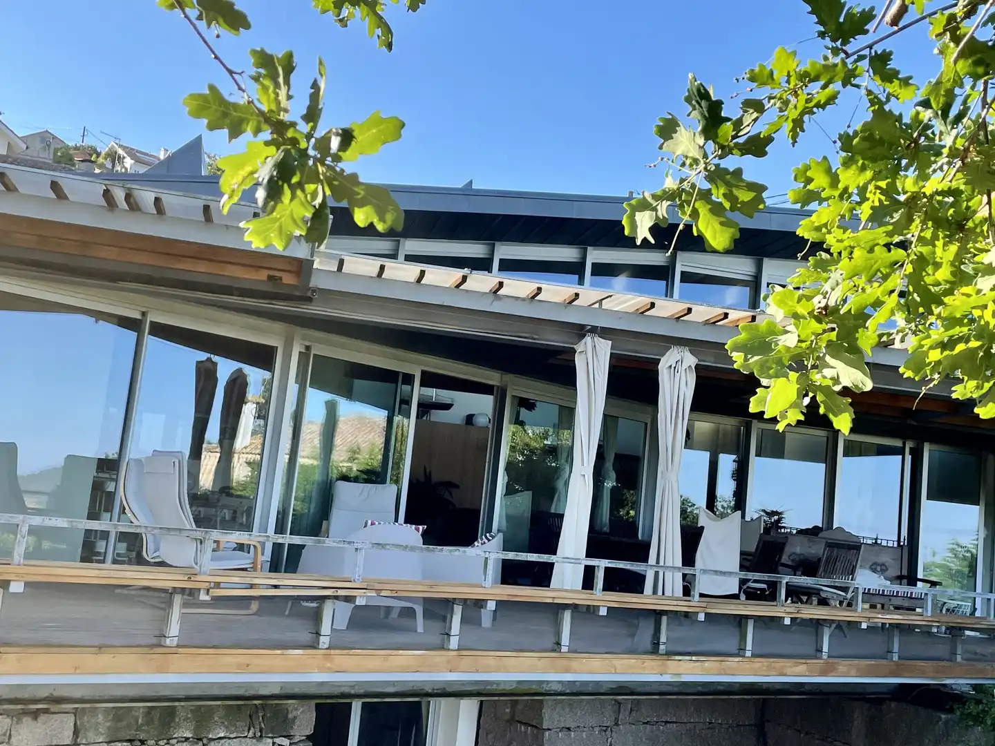 Terraza de Casa o chalet de alquiler en Nigrán con Calefacción, Jardín privado y Parquet