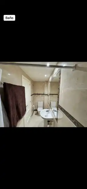 Badezimmer von Maisonette zur Miete in Manilva mit Klimaanlage, Privatgarten und Terrasse
