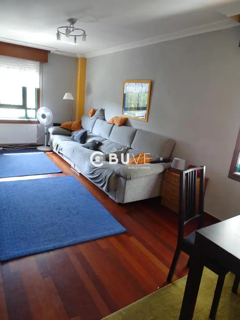 Sala de estar de Dúplex en venta en Teo con Calefacción, Trastero y Amueblado