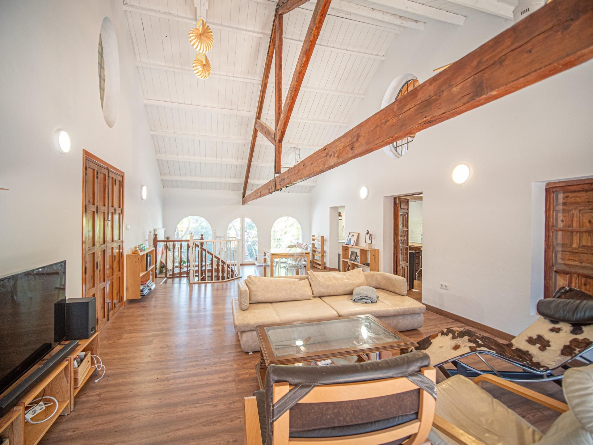 Living room of House or chalet for sale in  Murcia Capital  with Air Conditioner, Private garden and Terrace