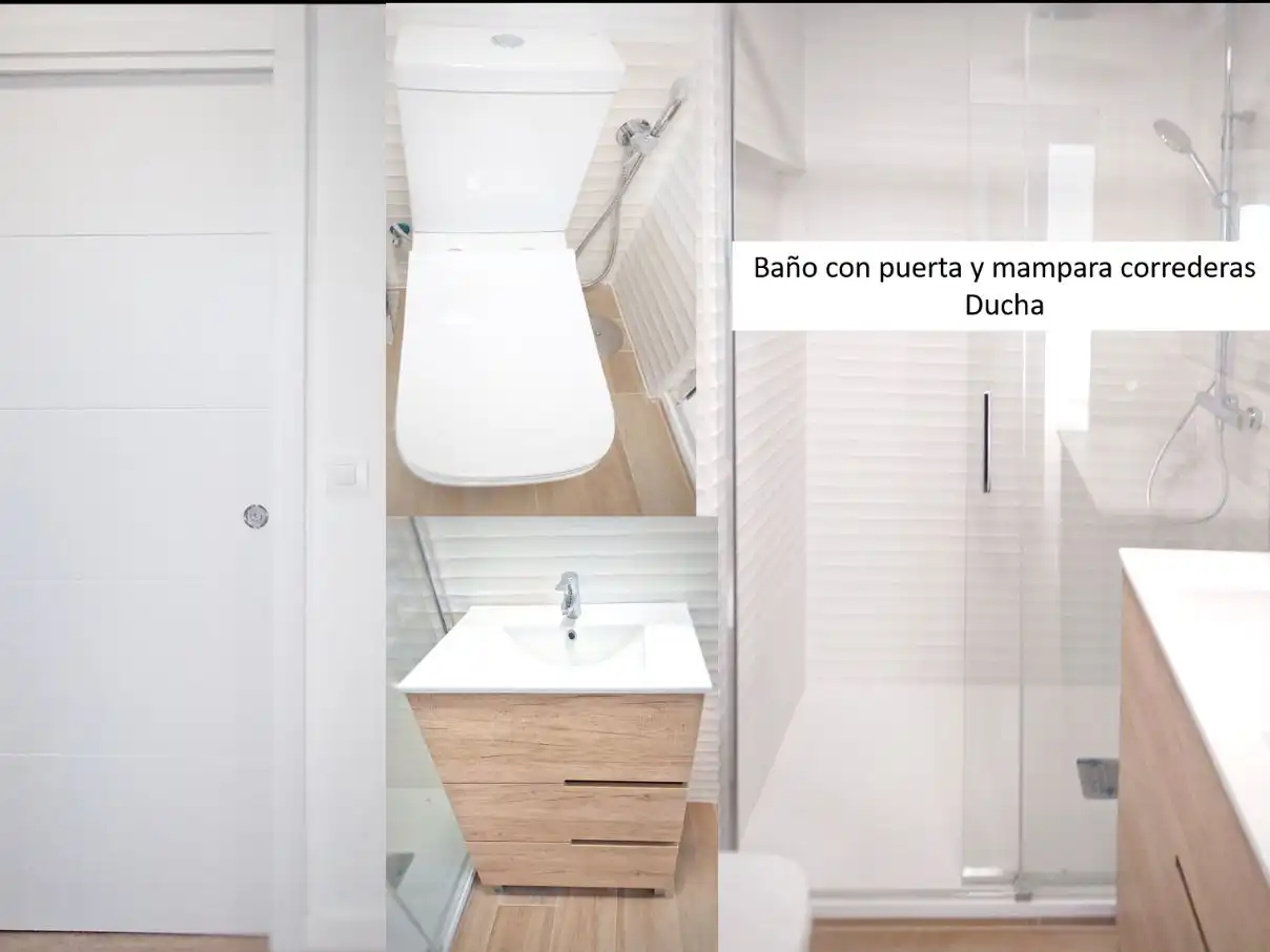 Badezimmer von Wohnung zur Miete in  Madrid Capital