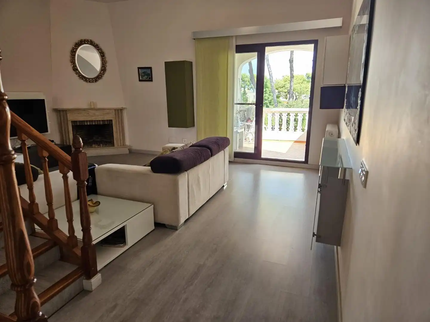 Sala de estar de Casa adosada en venta en Torrent con Terraza