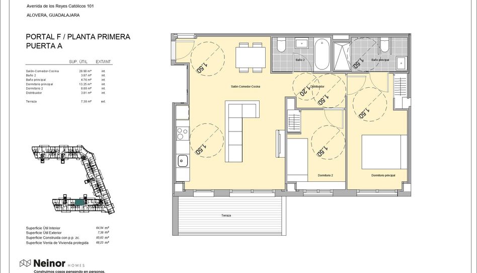 Foto 1 de Piso en venta en Avenida Camino las Fuentes, Alovera, Guadalajara