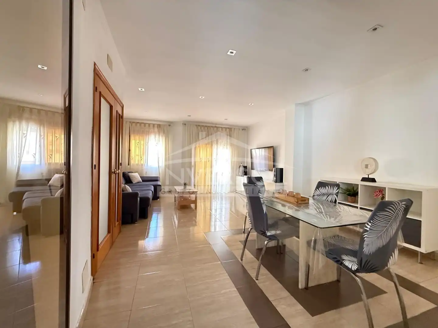 Sala d'estar de Casa adosada en venda en El Ejido amb Aire condicionat, Calefacció i Terrassa