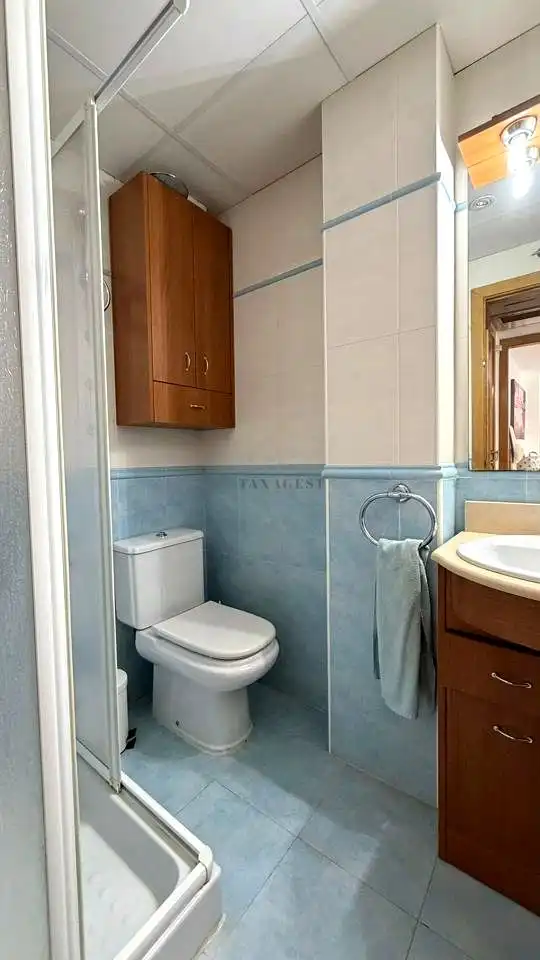 Bathroom of Flat for sale in L'Ampolla  with Terrace, Furnished and Community pool