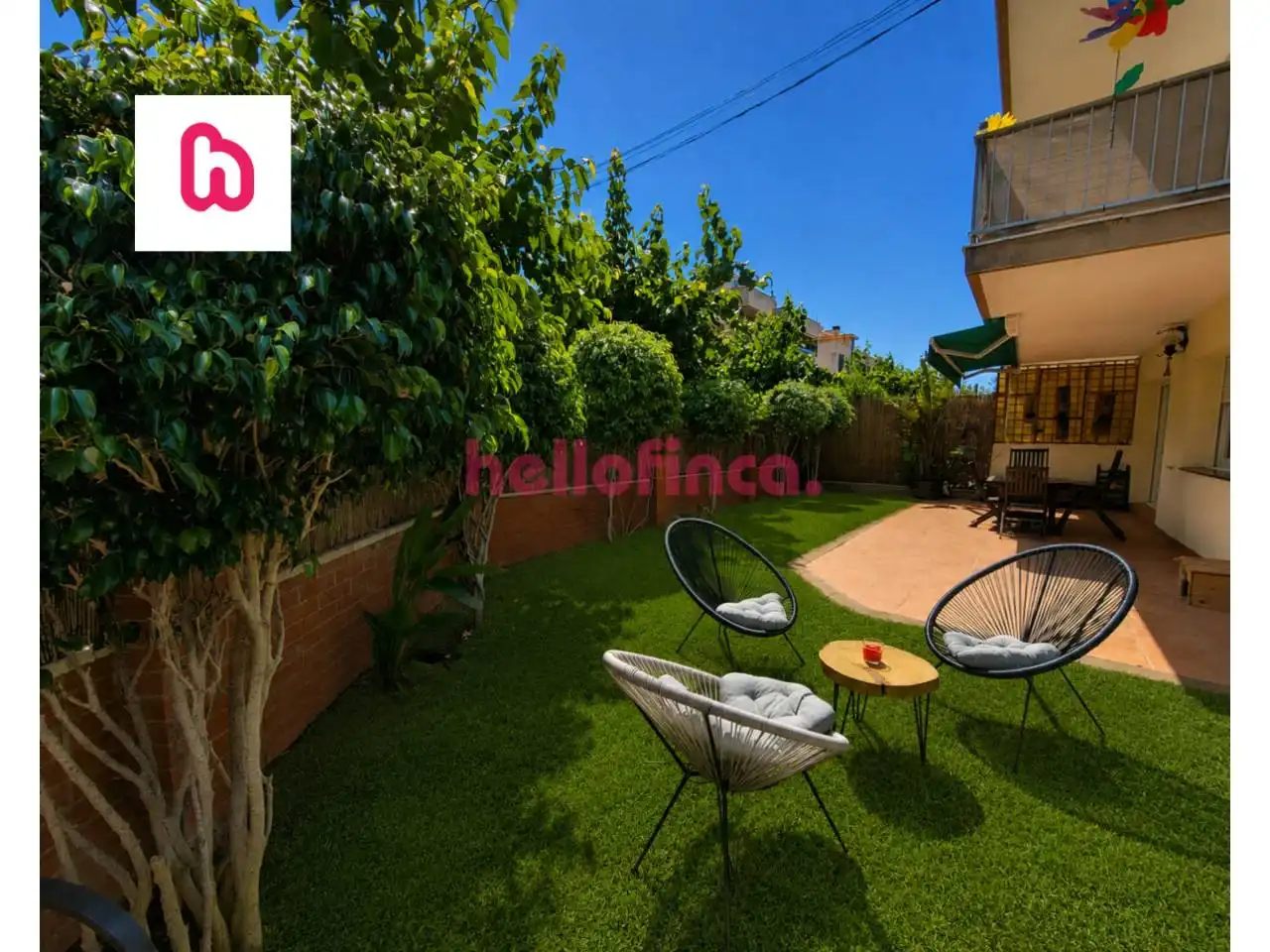 Terrace of Flat for sale in Vilanova i la Geltrú  with Air Conditioner, Heating and Private garden