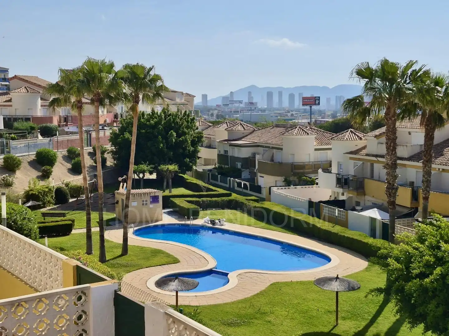 Jardín de Casa adosada en venta en Finestrat con Jardín privado y Piscina comunitaria