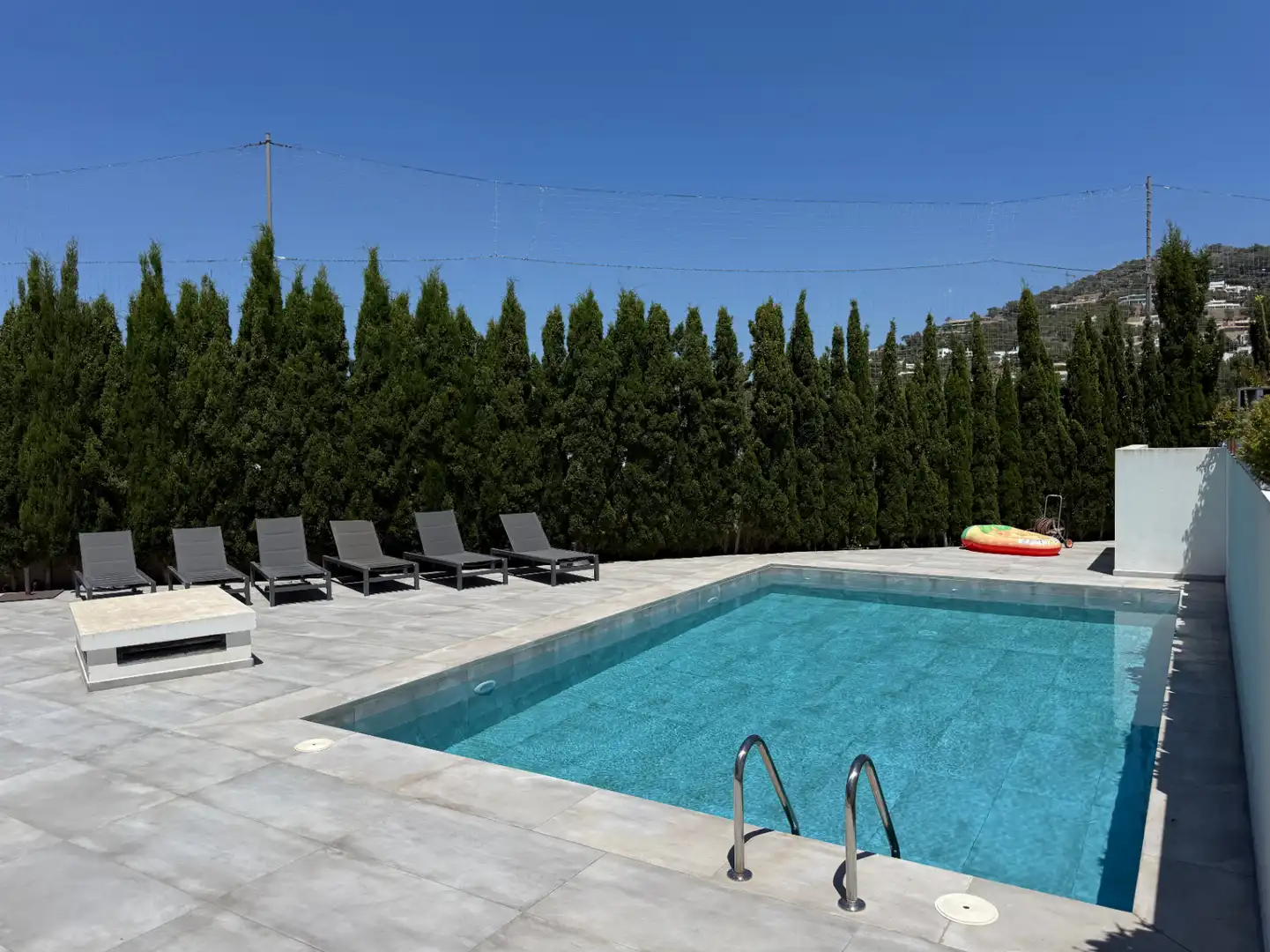 Swimming pool of Houses for sale in Santa Eulària des Riu  with Air Conditioner, Heating and Terrace
