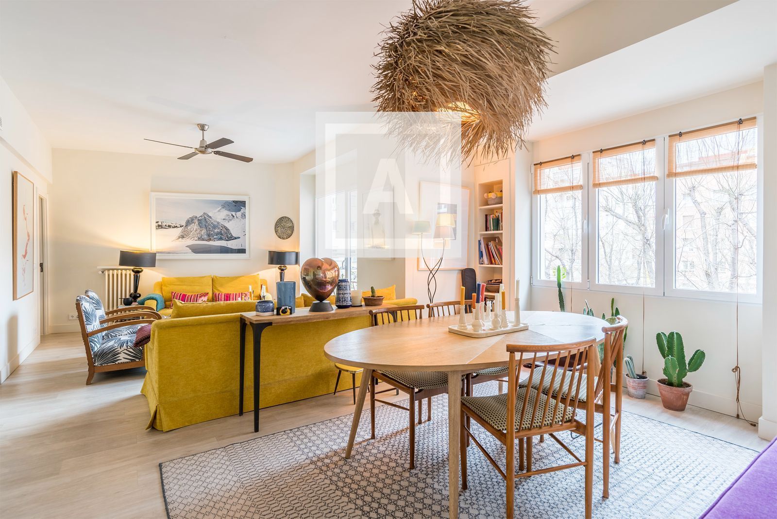 Sala de estar de Piso en venta en  Madrid Capital con Aire acondicionado, Calefacción y Terraza