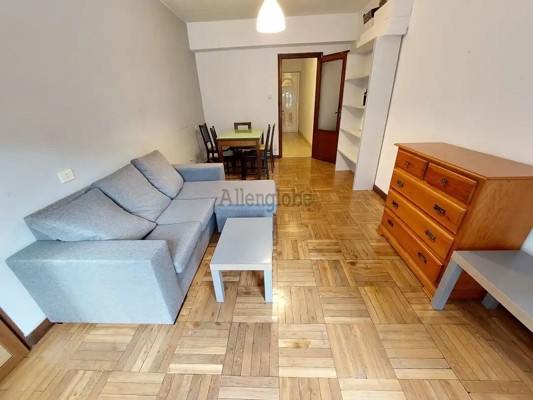 Sala de estar de Piso de alquiler en Oviedo  con Calefacción y Balcón