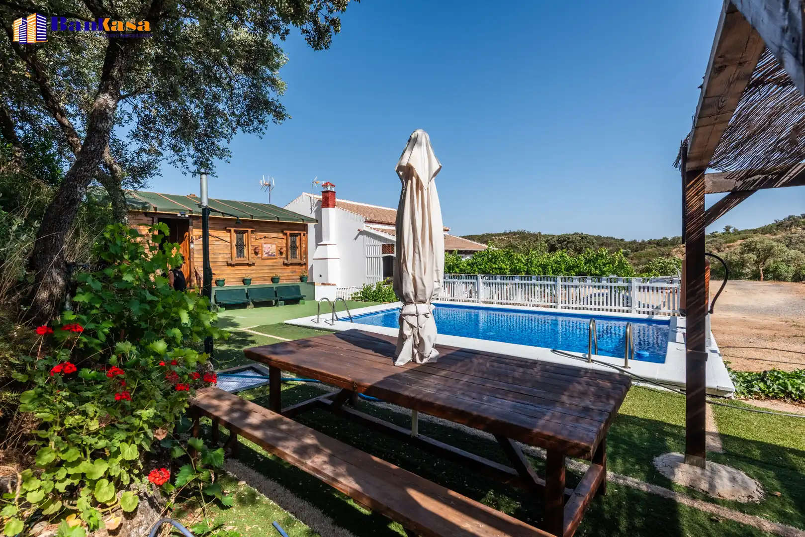Jardín de Finca rústica en venta en Antequera con Jardín privado, Piscina y Amueblado
