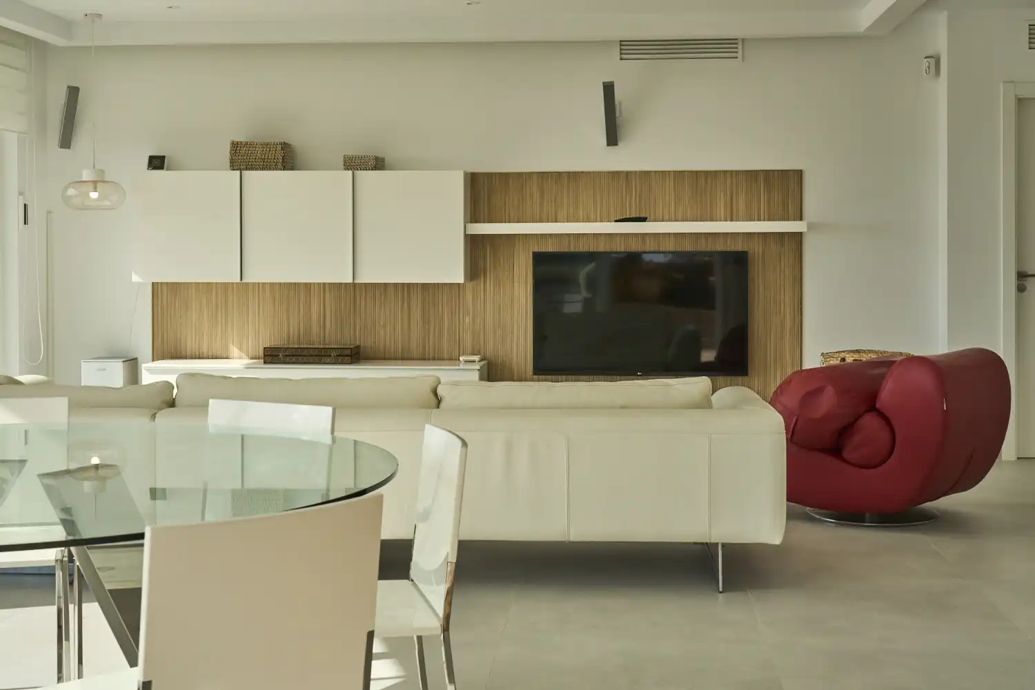 Sala d'estar de Pis en venda en Eivissa amb Aire condicionat i Jardí privat