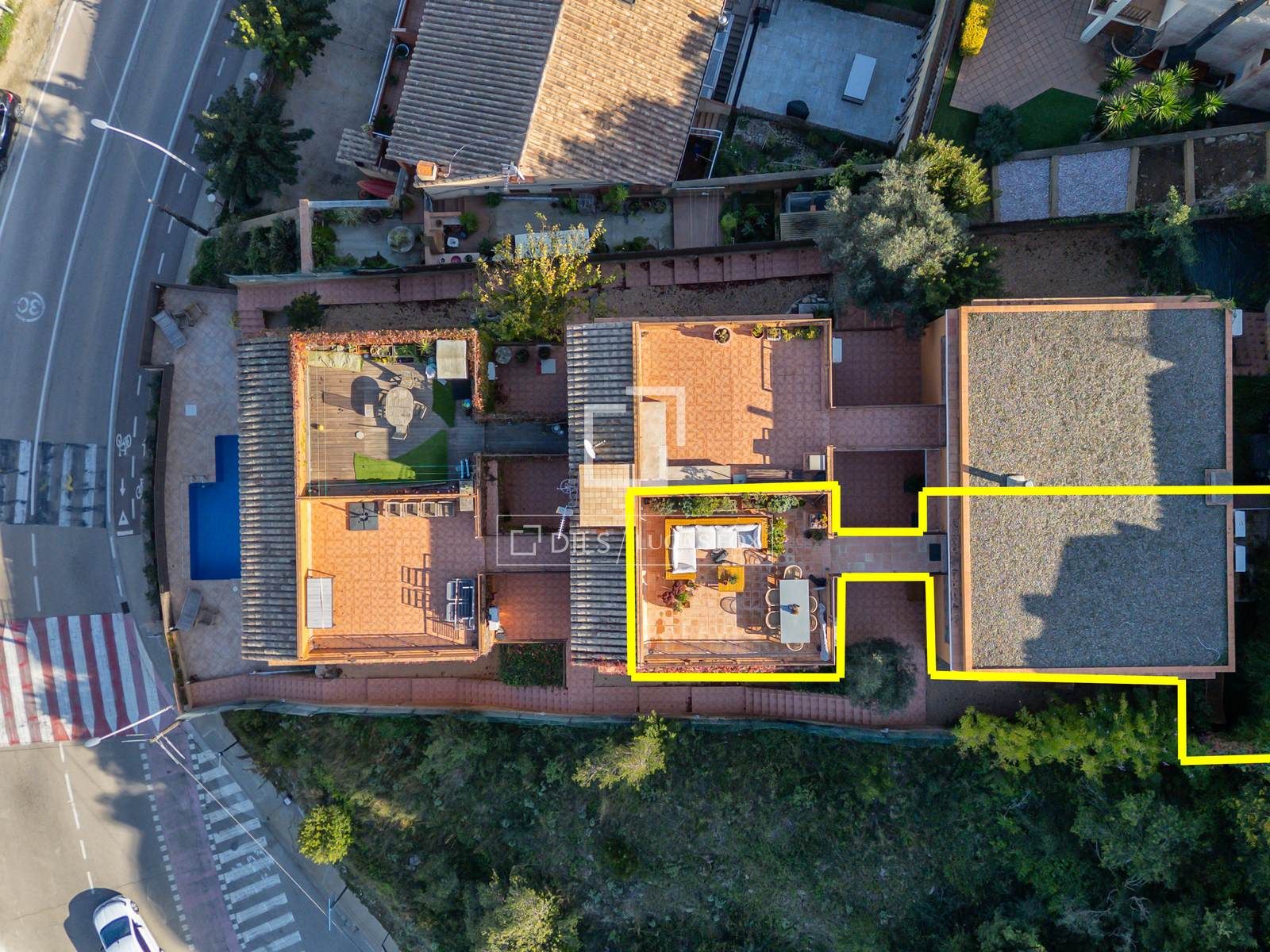 Exterior view of Flat for sale in Begur  with Air Conditioner, Heating and Parquet flooring