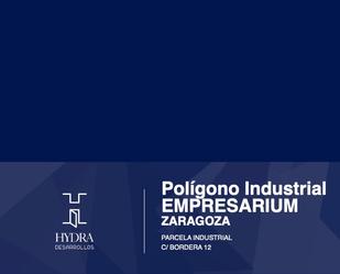 Exterior view of Industrial land for sale in  Zaragoza Capital