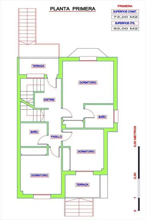 Casa adosada en venta en Vilagarcía de Arousa con Calefacción y Jardín privado